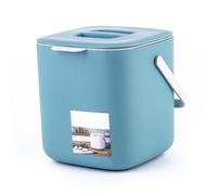 for Creative 2 Tiers Compost Bin with Handle Compost Drainer Rubbish Recycling Bin for Indoor Food Scraps Compost Contai