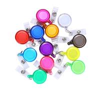for Creative Colored Retractable Badge Holder with Flexible Belt Clip Color As Random Stretching Length 74cm/29.13'' Badge Holder with Clip Lanyard Retractable