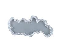 for Creative Dinner Dish Resin Mold Handmade Irregular Pattern Epoxy Silicone Mold Family Craft Home Decora Irregular Patterns Epoxy Silicone Tray Dinner Dish Home Decoration