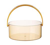 For Creative Practical PET Fruit Bowl Strong Load Bearing Stable Small Size Large Capacity Handle Design Easy