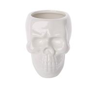 For Creative Skull Ceramic Flower Pot Green Succulent Planter Plant Container