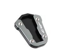 For CRF 300 L Rally 2021-2024 CRF300 300L Foot Side Stand Extension Kickstand Motorcycle Sidestand Plate Enlarge(CRF LOGO Titanium)