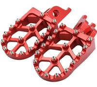 For CRF 450 RX For CRF 450 L For CRF 1000 L For CRF 250 L For CRF 250 M Motorcycle Foot Pegs Rests Pedals Footpegs Motorcycle Pedals(Red)