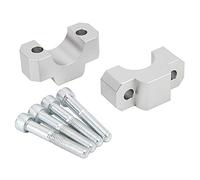 For CRF1100L CRF 1100 L For Africa Twin For ADVENTURE Sports Motorcycle Handle Bar Riser Clamp Extend Handlebar Riser Adapter Mount HETEVSCCK(Silver)