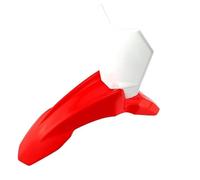 For CRF50 For CRF-50 For CRF 50 Front Wheel Mud Guard Fender And Number Refitting Motorcycle Tire Wheel Fender(Red with white)