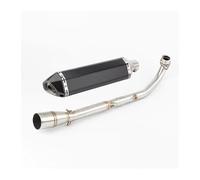 For Cross For Cub110 CC110 2018-2023 Motorbike Exhaust End Silencers Motorcycle Escape Full Systems Modify Front Pipe Muffler Motorcycle Exhaust Mid Link Pipe(3)