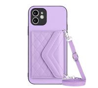 for Crossbody Google Pixel 9 Pro XL Wallet Case Premium Luxury Leather, Shockproof Protection Band Wallet Flip Cover With Card Holder Kickstand Phone Cases for Google Pixel 9 Pro XL purple