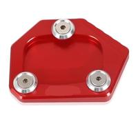 For CROSSRUNNER For VFR 800X 2016-2023 Motorcycle Foot Side Stand Kickstand Pad Support Plate Extension Side Stand Enlarger(Red)