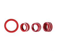 For Crosstrek and For Outback Drivers Transform Your Interior Style with This Pack of Four Aluminum Control Switch Rings
