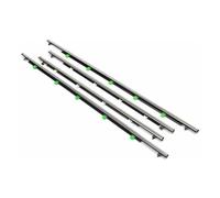 for CRV 2007 2008 2009 2010 2011 4pcs/Set Window Glass Sealing Strips Black Rubber Waterproof Pressure Weather Strip Door Weatherstrip Seal