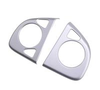 For CRV 2012 2013 2014 2015 2016 2Pcs ABS Chrome Steering Wheel Cover Trim Frame Car Interior Protector Accessories NVNZMFPPW