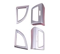 For CRV 2012 2013 2014 2015 2016 4pcs ABS Chrome Air Condition AC Vent Outlet Trim Cover Gear Shift Cover Sticker Trim
