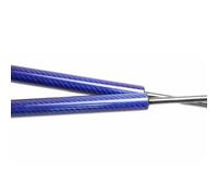 For CRV CR-V 1995-2001 RD1 RD2 RD3 Front Hood Bonnet Modify Gas Struts Lift Support Shock Damper Prop Rods(Blue carbon fiber)