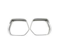 For CRV CR-V 2012 2013 2014 2015 2016 Rear Rearview Side Glass Mirror Trim Frame Rain Shield Sun Visor Shade ABS Chrome(Glossy)