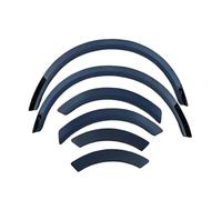 For CRV CR-V 2017 2018 2019 2020 2021 2022 Wheel Eyebrow Round Arc Fender Flares Body Kit Cover 6PCS Stainless Steel(BLACK)