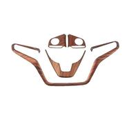 For CRV CR-V 2017-2020 Peach Wood Grain Center Console CD Panel Cover Trim Car Interior Peach Wood Decoration Car Decoration Interior(Low configuration A)