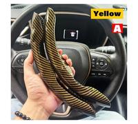 For CRV For Passport For Pilot 7th 8th 9th 10th 11th For Gen 2003 2023 Car Steering Wheel Cover Steering Wheel Protector(A 2PCS Yellow)