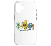 For Crying Out Loud, Funny Math Pun Cartoon Numbers Puzzle Case for iPhone 16
