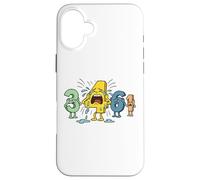 For Crying Out Loud, Funny Math Pun Cartoon Numbers Puzzle Case for iPhone 16 Plus
