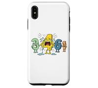 For Crying Out Loud, Funny Math Pun Cartoon Numbers Puzzle Case for iPhone XS Max