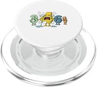 For Crying Out Loud, Funny Math Pun Cartoon Numbers Puzzle PopSockets PopGrip for MagSafe