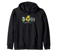 For Crying Out Loud, Funny Math Pun Cartoon Numbers Puzzle Zip Hoodie