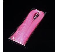 For Crystal Flash Fly Tying Material for Fishing Lures - Nylon Twisted Flashabou Substitute, 26cm Length, 3g per Piece, Jig Hook Decoration & Auxiliary(pink)