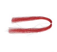 For Crystal Flash Nylon Thread for Fishing Tying Work Including Fly Tying, For Jig Hook Lure Engineering, Bait Calibration, and Hook Accent Tasks (red)