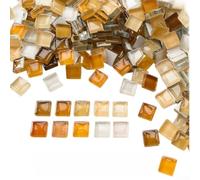 for crystal Glass for mosaic Tiles 1000g Mixed Colors DIY for(I) | Safe handling design, rounded corners, no cuts, perfect for kids crafts, school projects, ages 5+