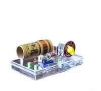 for crystal Radio With 140 Coil Air Variable Capacitor Retro | Metal Build, No for Power Needed, Clear AM Reception, Artisan 140-coil, Compact 20x12x4cm, Portable Indoor Outdoor Use