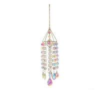 For Crystal Wind Chime Pendant Sunshine Catcher, Enhances Garden and Home Decor with Reflective Light Patterns and Elegant Design
