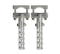 For CSC RX3 Adventure RX4 TT250 Motorcycle Footrests Highway Folding Footpegs 22 MM Diameter Crash Bar