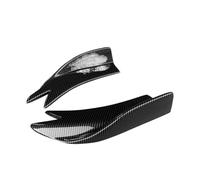 For Ct200h 2014-2022 Car Rear Bumper Splitters Aprons Trunk Lip Spoiler Canard Wing Diffuser Wrap Angle Protector Car Side Skirts(Carbon Fiber Look)