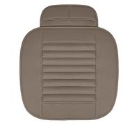 For Cushions Protecto PU Leather Car Seat Cover 1 Or 5 Interior Truck Suv Van Accessories Support Car Front Seat Cover(Gray 1 Seat)