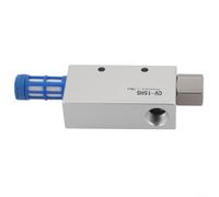 For CV-15HS Vacuum Ejector With Silencer, Pneumatic Suction Generator, Aluminum Alloy Air Connector, Rp1/4 Thread, 1-6 BAR Working Pressure For Industrial Automation