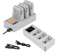 For D-JI Flip Three-Way Digital Display Charging Hub Battery Intelligent Charger for D-JI Flip Drone Accessories,Can As Power Bank Charging for Phones