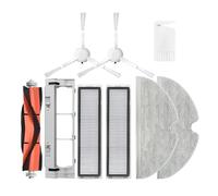 For D9 Bot L10 Pro Trouver Robot LDS Vacuum-Mop Finder Main Side Brush Mop Cloth Hepa Filter Spare Parts (Color : Set-7)
