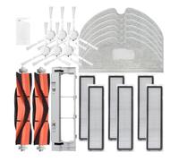 For D9 Bot L10 Pro Trouver Robot LDS Vacuum-Mop Finder Main Side Brush Mop Cloth Hepa Filter Spare Parts (Color : Set-10)