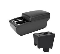 For Dacia Car Center Console Armrest Storage Box Accessories(A3 white line No USB)