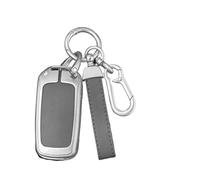 For Dacia For Logan 2021 Key Cover Shell Car Key Case Cover Car Accessories(Sliver grey)