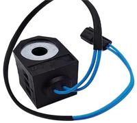 for Daewoo DOOSAN Pilot Solenoid Valve Coil Excavator DH150-7/220-5 12v 24v Inner Diameter 13mm Height 52mm(with Wire 12v)