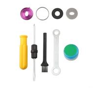 For Daiwa CC80 CR80 Baitcasting Reel Modification Kit with Metal and Carbon Fiber Drag Click Brake Alarm Parts, Aluminum Plate, Ring Gear, Pads, Cover Plate, Tool Accessories