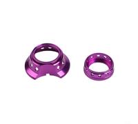 For DAIWA for ALPHAS 20/21/22 and for STEEZ 16 SV Baitcasting Fish Reel CNC Aluminum Decorative Ring (Purple)