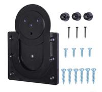 for Dartboard Wall Mounting Bracket Steel Sturdy Fixing for | Robust steel construction, black finish, prevents wobbling, secures board firmly, long-lasting durability