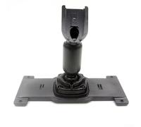For Dash Cam Mount Kit With Rear View Mirror Back Plate Panel And Bracket For Car Dvr Having 13.5 By 5.9 Cm Hole Distance Black Abs For Long Lasting Use