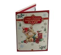 For Daughter In Law Cute Bear & Holiday Magic Christmas Card