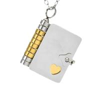 For Daughter - My Incredible Daughter Book Necklace, Openable Multi Layer Book Carries Everlasting Love,Son, Couple (C#)