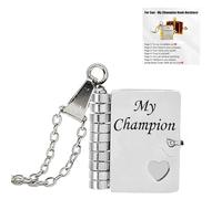 For Daughter - My Incredible Daughter Book Necklace,To My Daughter Necklace from Mom and Dad Openable Multi Layer with 6 Pages of Engraved Information Carries Everlasting Love Pendant Birthday