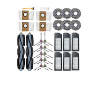 For Deebot X1 Omni Turbo Vacuum Cleaner Accessories Main Brush HEPA Filter Mop Cleaning Cloth Dust Bag Parts (Color : Set25)