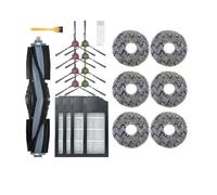 For Deebot X1 Omni Turbo Vacuum Cleaner Accessories Main Brush HEPA Filter Mop Cleaning Cloth Dust Bag Parts (Color : Set1)